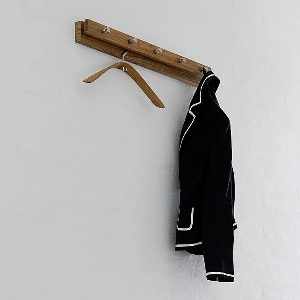 Cutter kleshenger, teak, 5 stk knagger Fritz Hansen