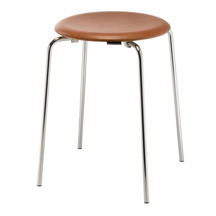 Dot krakk lær, Walnut Fritz Hansen