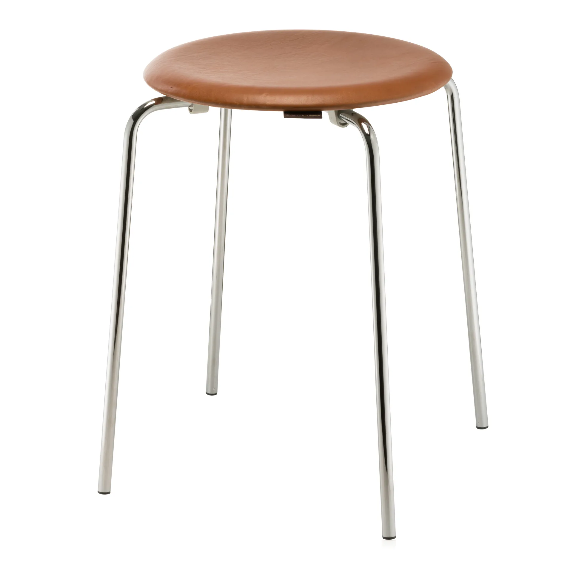 Dot krakk lær, Wild leather walnut Fritz Hansen
