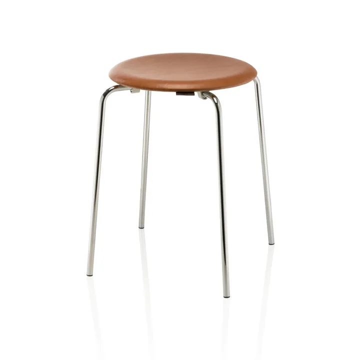 Dot krakk lær - Wild leather walnut - Fritz Hansen