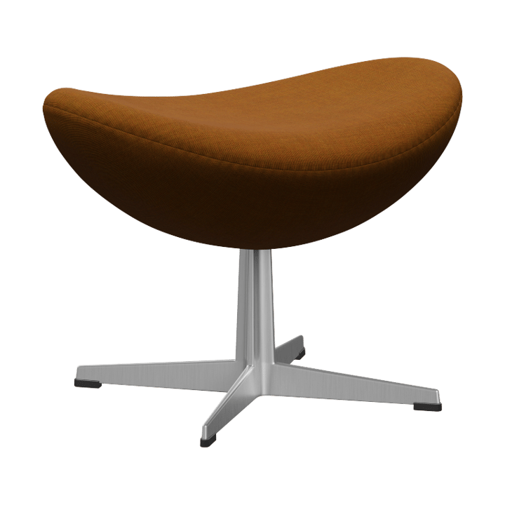 Egget 3127 fotskammel - Canvas 2 Dark Beige 0424 -steel - Fritz Hansen