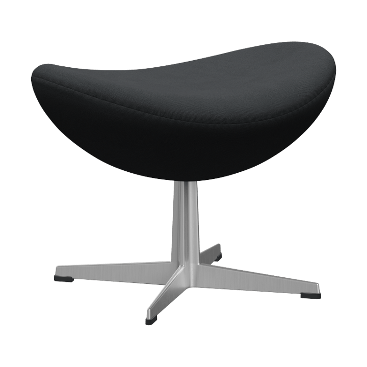 Egget 3127 fotskammel - Christianshavn Dark Grey 1174-steel - Fritz Hansen