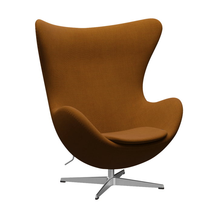 Egget 3316 lenestol - Canvas 2 Dark Beige 0424 -steel - Fritz Hansen