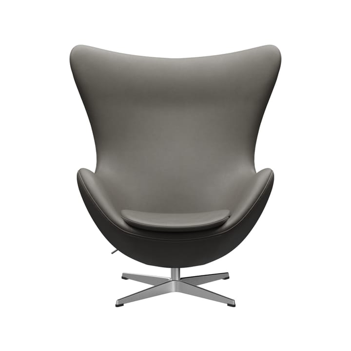 Egget 3316 lenestol - Leather essential lava-steel - Fritz Hansen