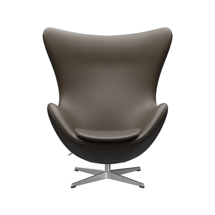 Egget 3316 lenestol - Leather essential stone-steel - Fritz Hansen