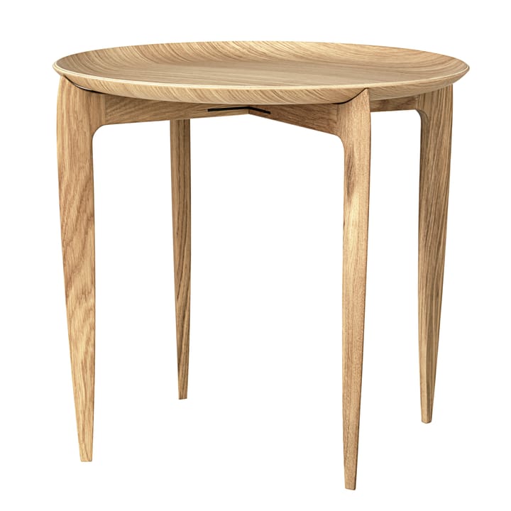 Foldable Tray Table Ø 45 cm - Eik - Fritz Hansen