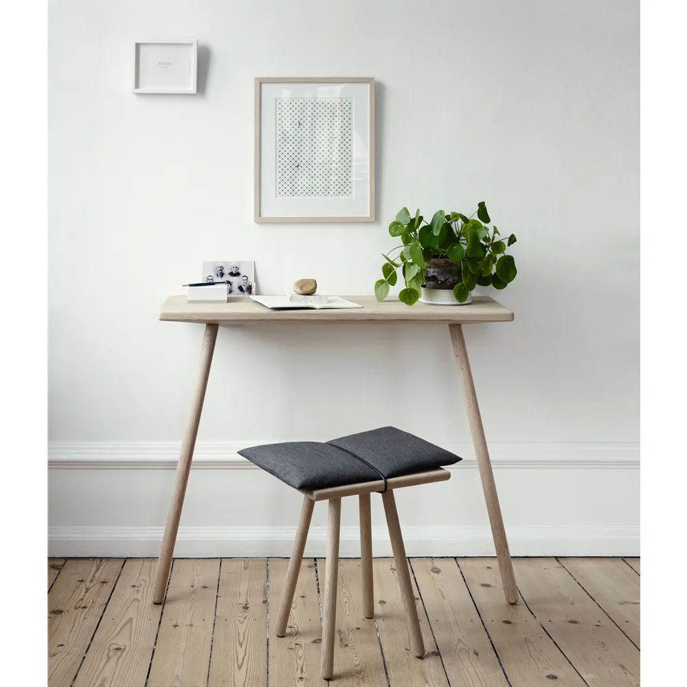 Georg krakk, linnen, eik ubehandlet, inkl. dyna i linnen Fritz Hansen