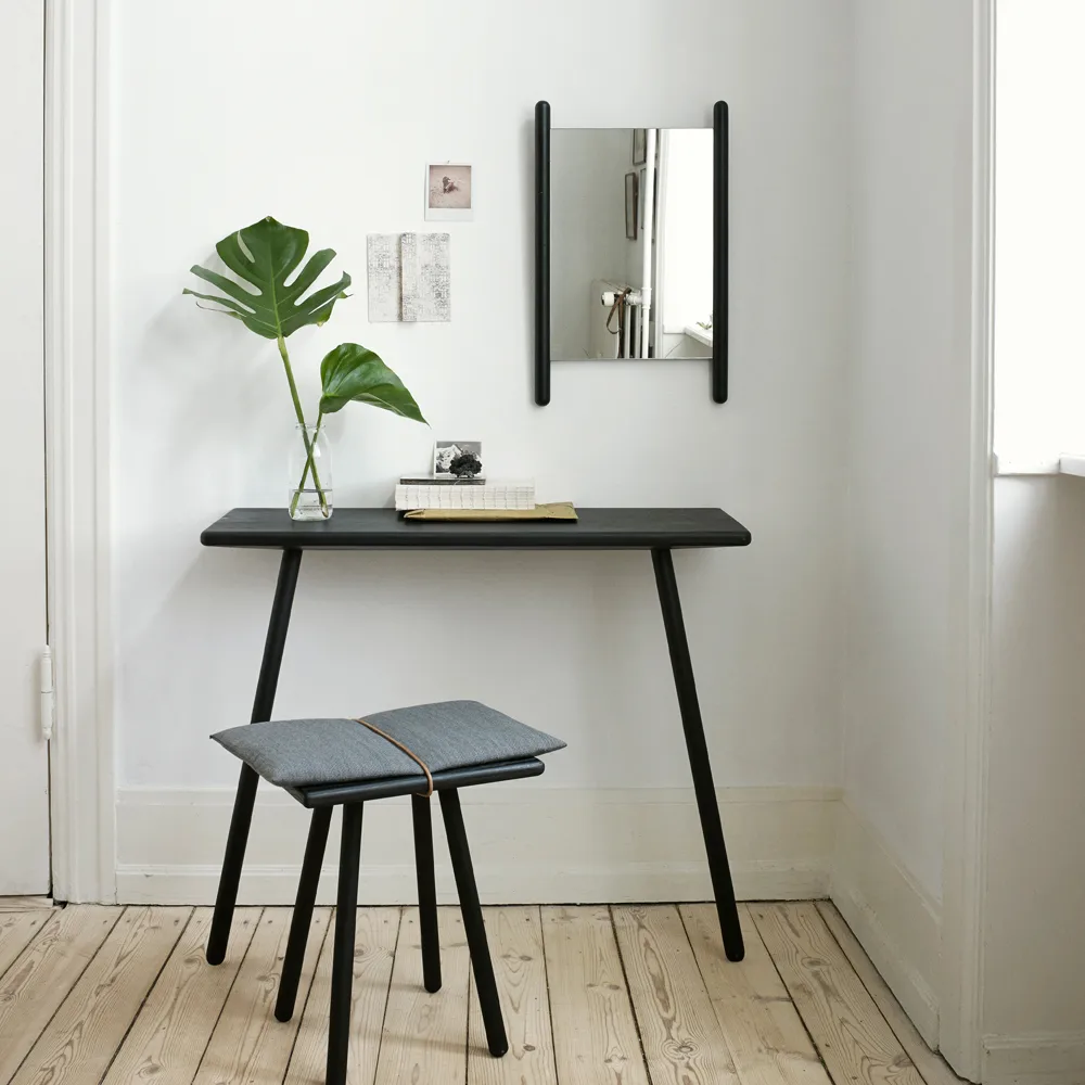 Georg krakk, linnen, eik ubehandlet, inkl. dyna i linnen Fritz Hansen