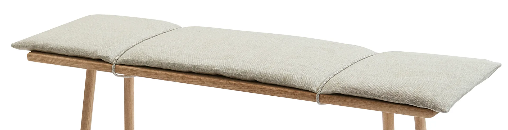 Georg linnedyne med rem til benk, Beige Fritz Hansen