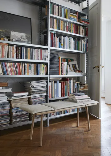 Georg linnedyne med rem til benk - Beige - Fritz Hansen