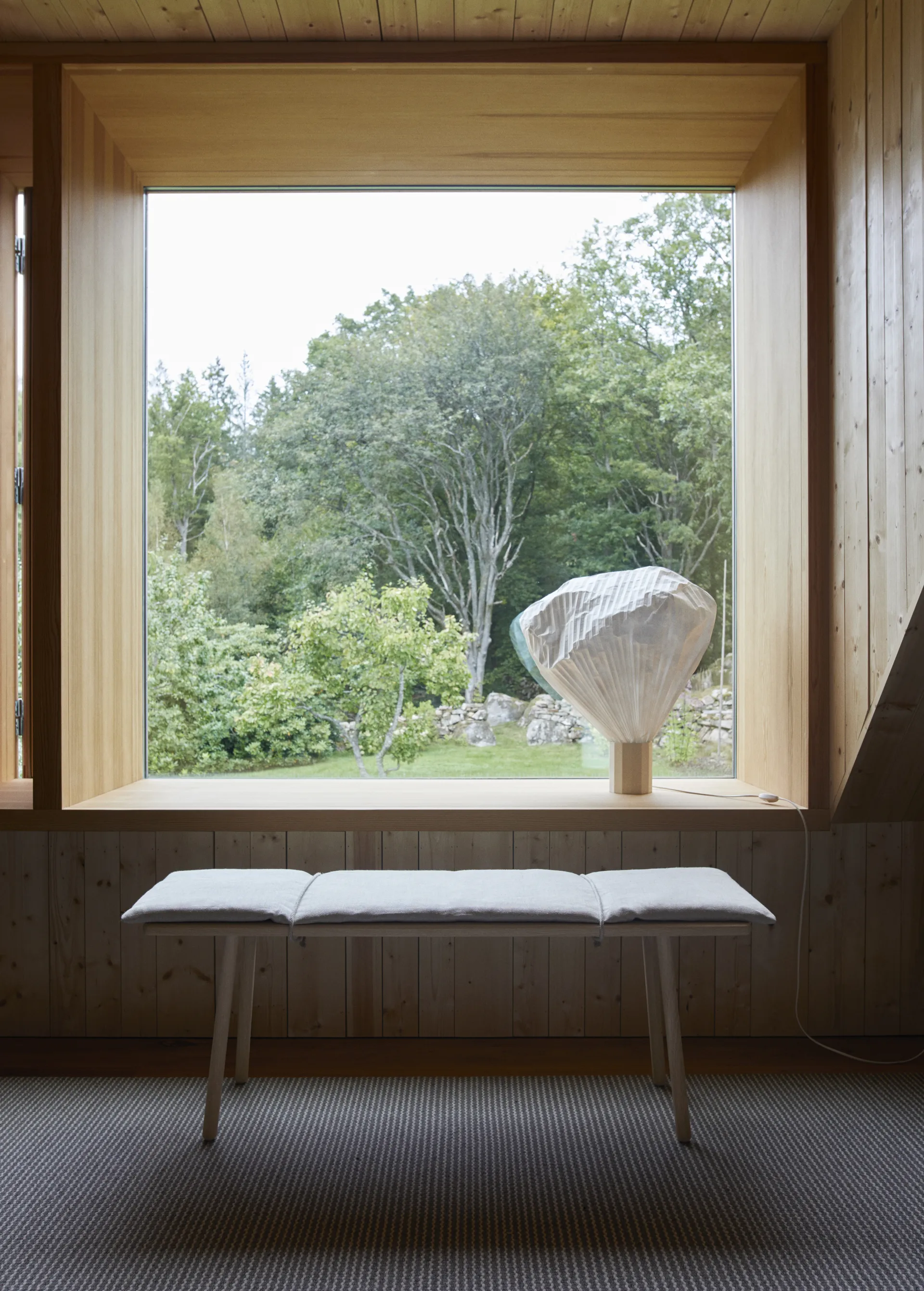 Georg linnedyne med rem til benk, Beige Fritz Hansen