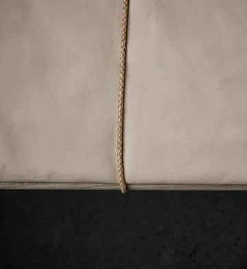 Georg lærpute med stropp til krakk/barstol - Beige-brun - Fritz Hansen