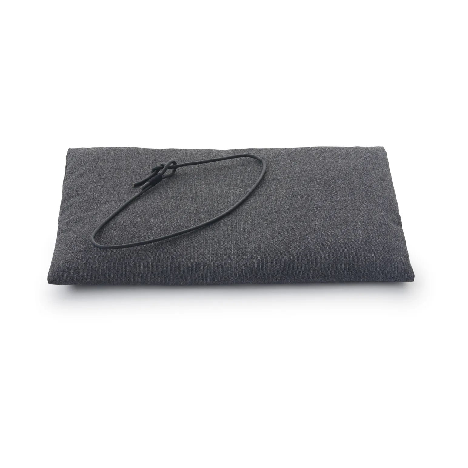 Georg ullpute med rem til krakk/barstol, Mørkegrå-svart Fritz Hansen