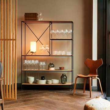 Grand Prix 3130 stol - Burnt yellow-malt ask-brunt stativ - Fritz Hansen