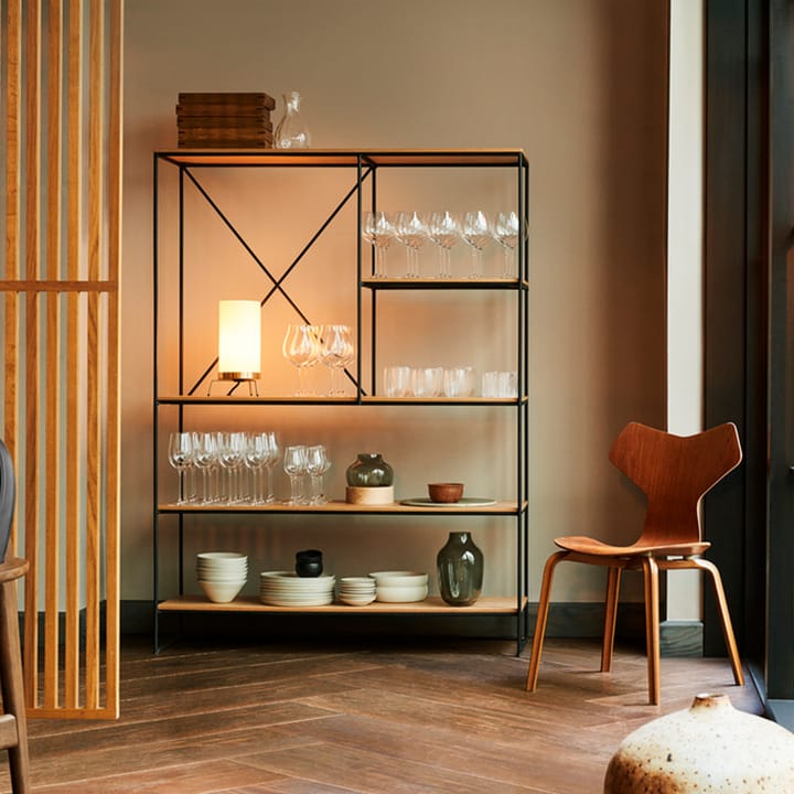 Grand Prix 3130 stol, Midnight blue-malt ask-kromat stålfot Fritz Hansen