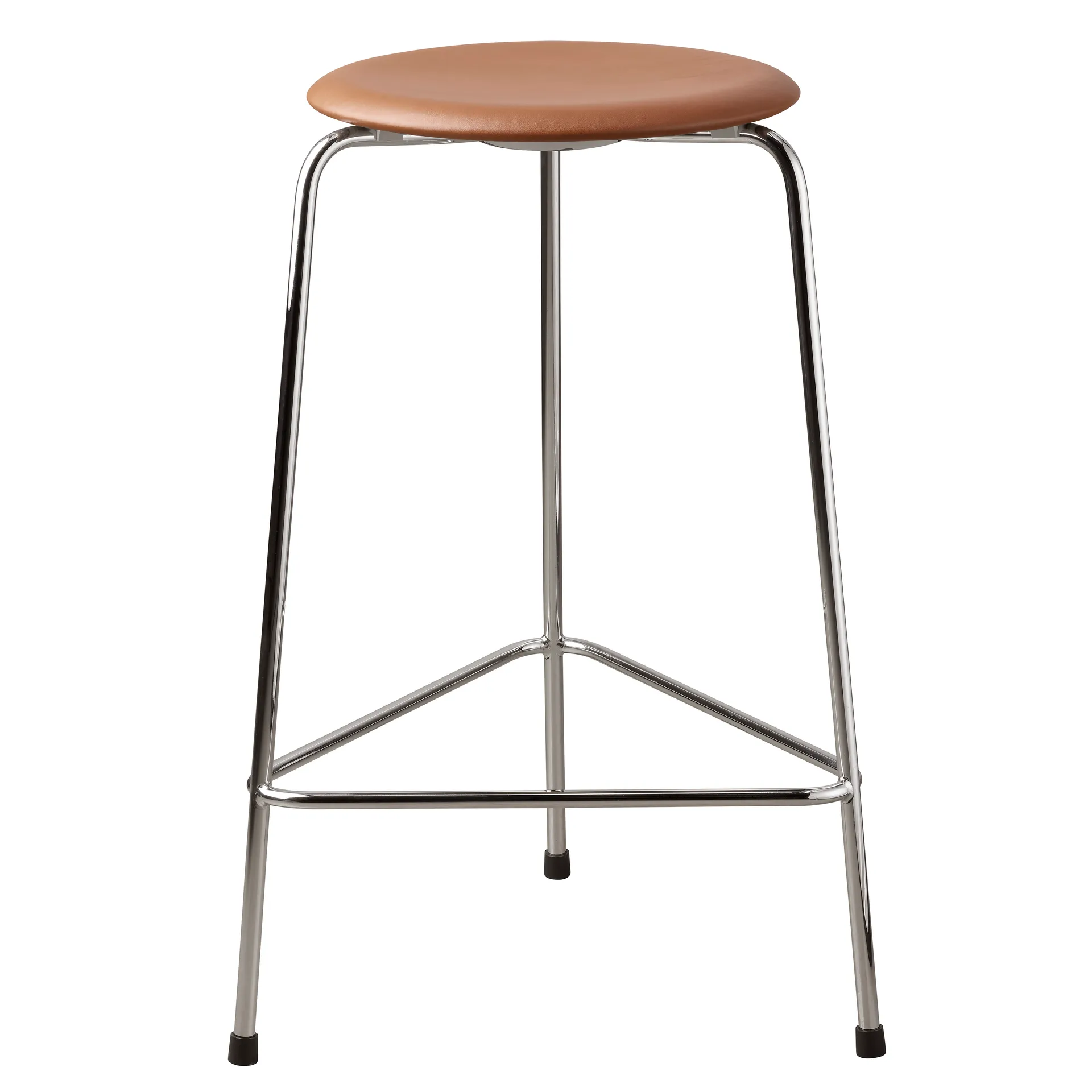 High Dot krakk lær, Walnut Fritz Hansen