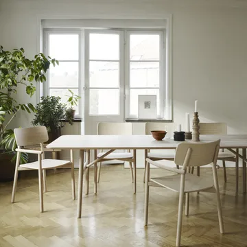 Hven armlenestol - Hvitskurt eik - Fritz Hansen