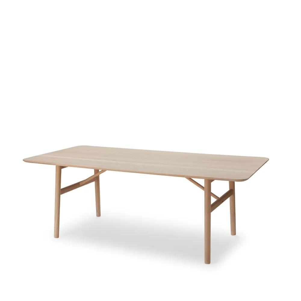 Hven spisebord 94x190 cm, Hvitskurt eik Fritz Hansen