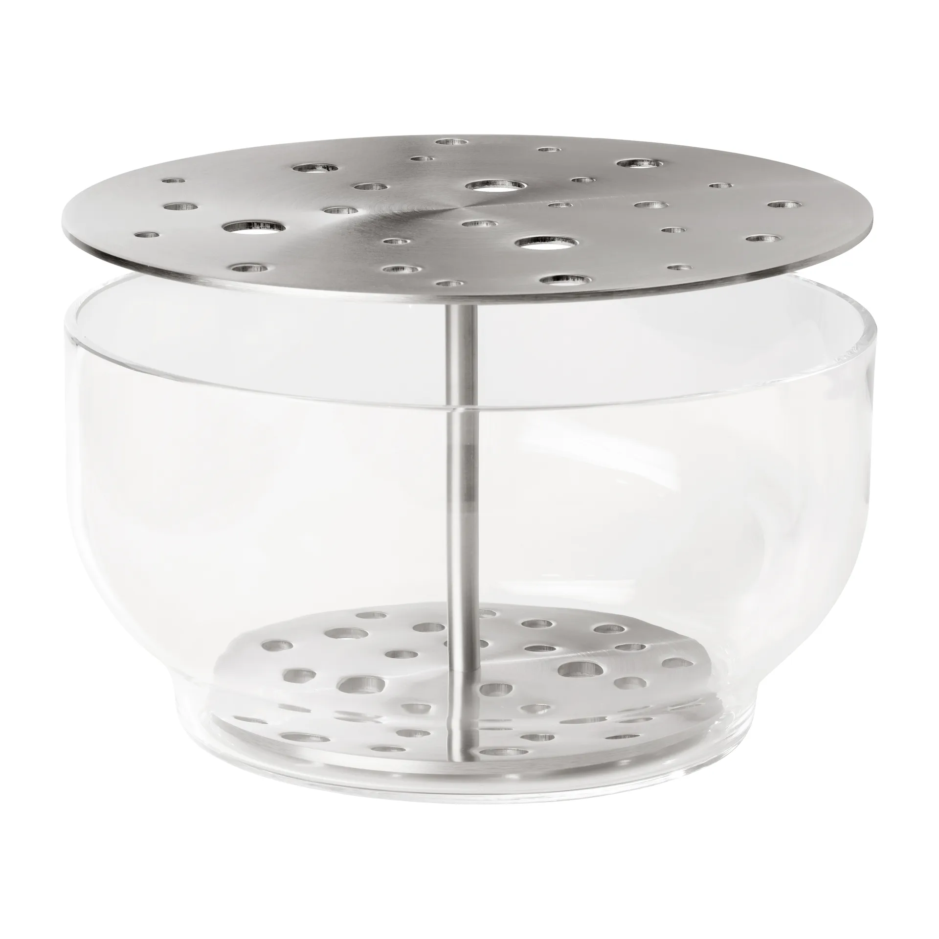 Ikebana vase rustfritt stål, Large Fritz Hansen