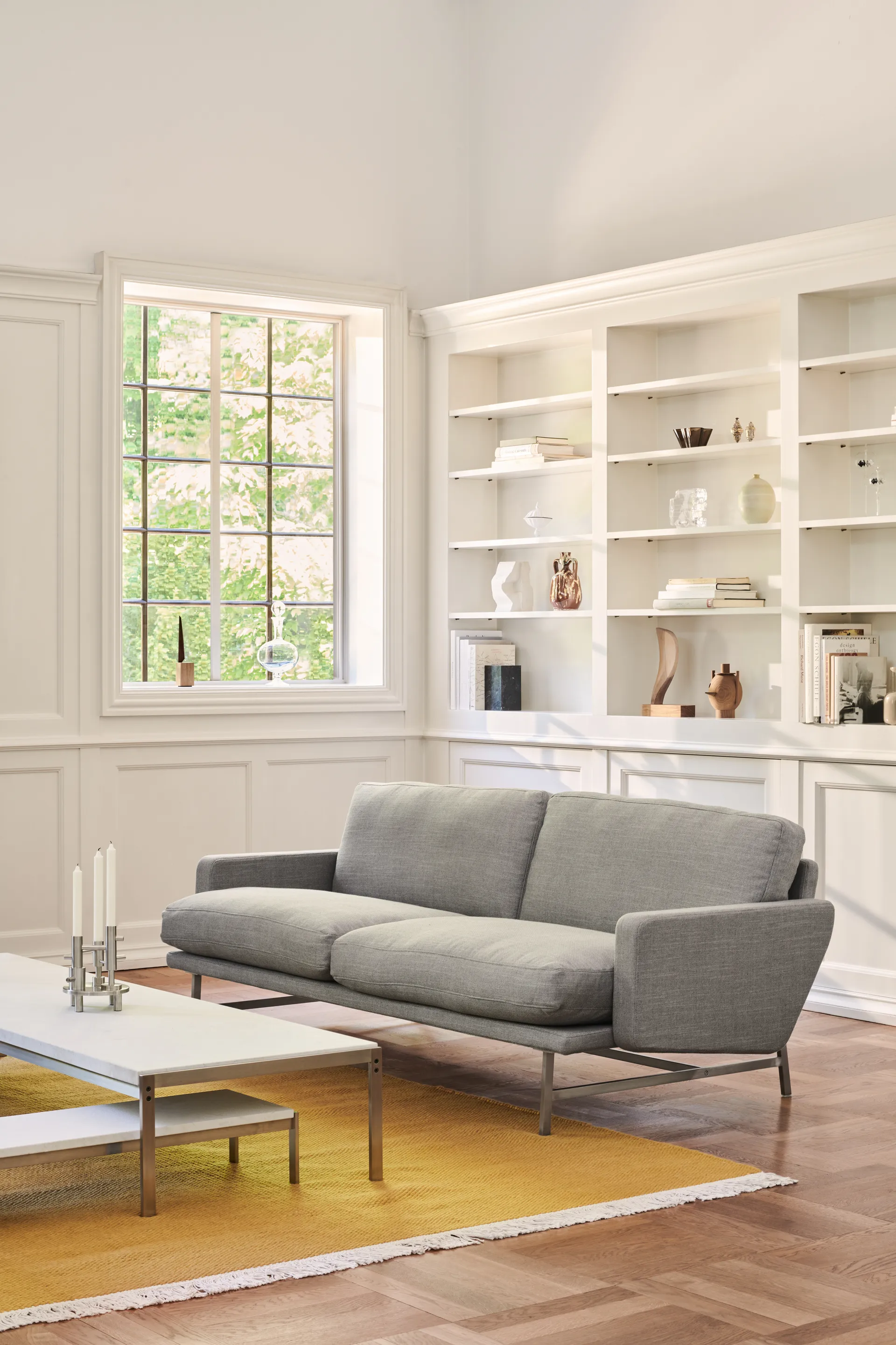 Jaime Hayon lysestake large, Stainless steel Fritz Hansen