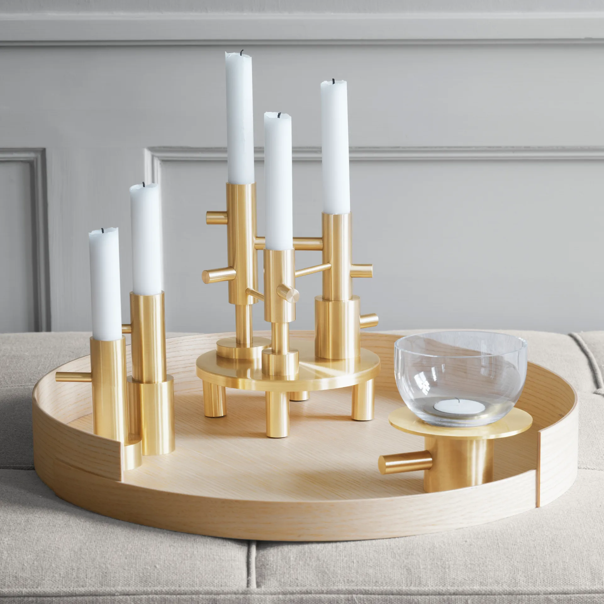 Jaime Hayon Single lysestake messing, #2 Fritz Hansen