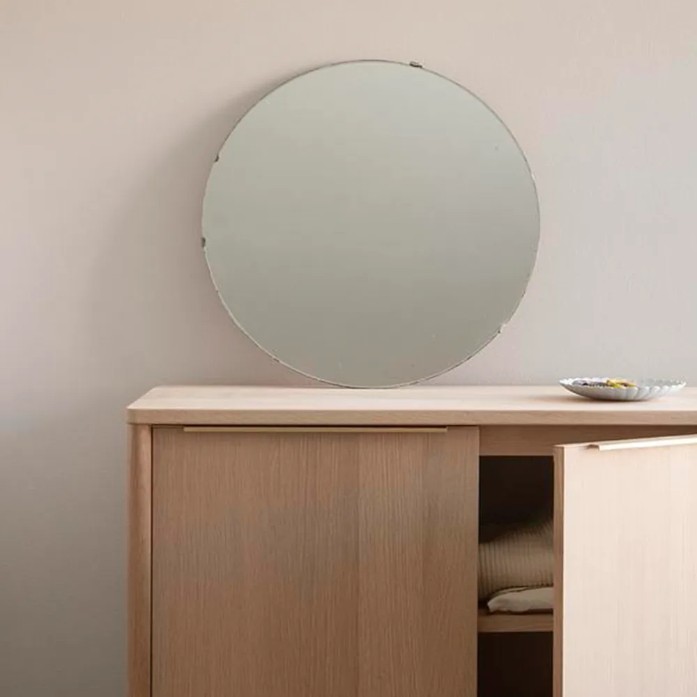 Jut High skap, oak oljet, messing Fritz Hansen