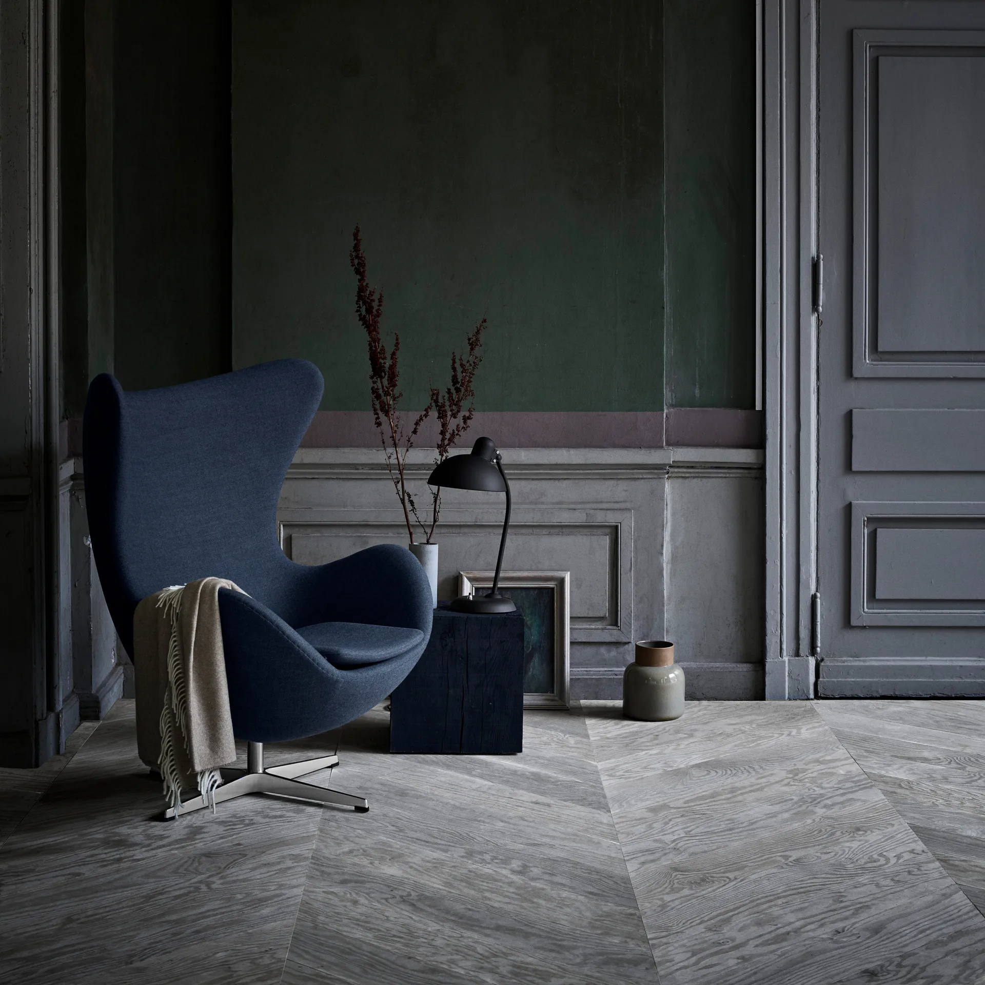 Kaiser Idell 6556-T bordlampe, Matt black Fritz Hansen