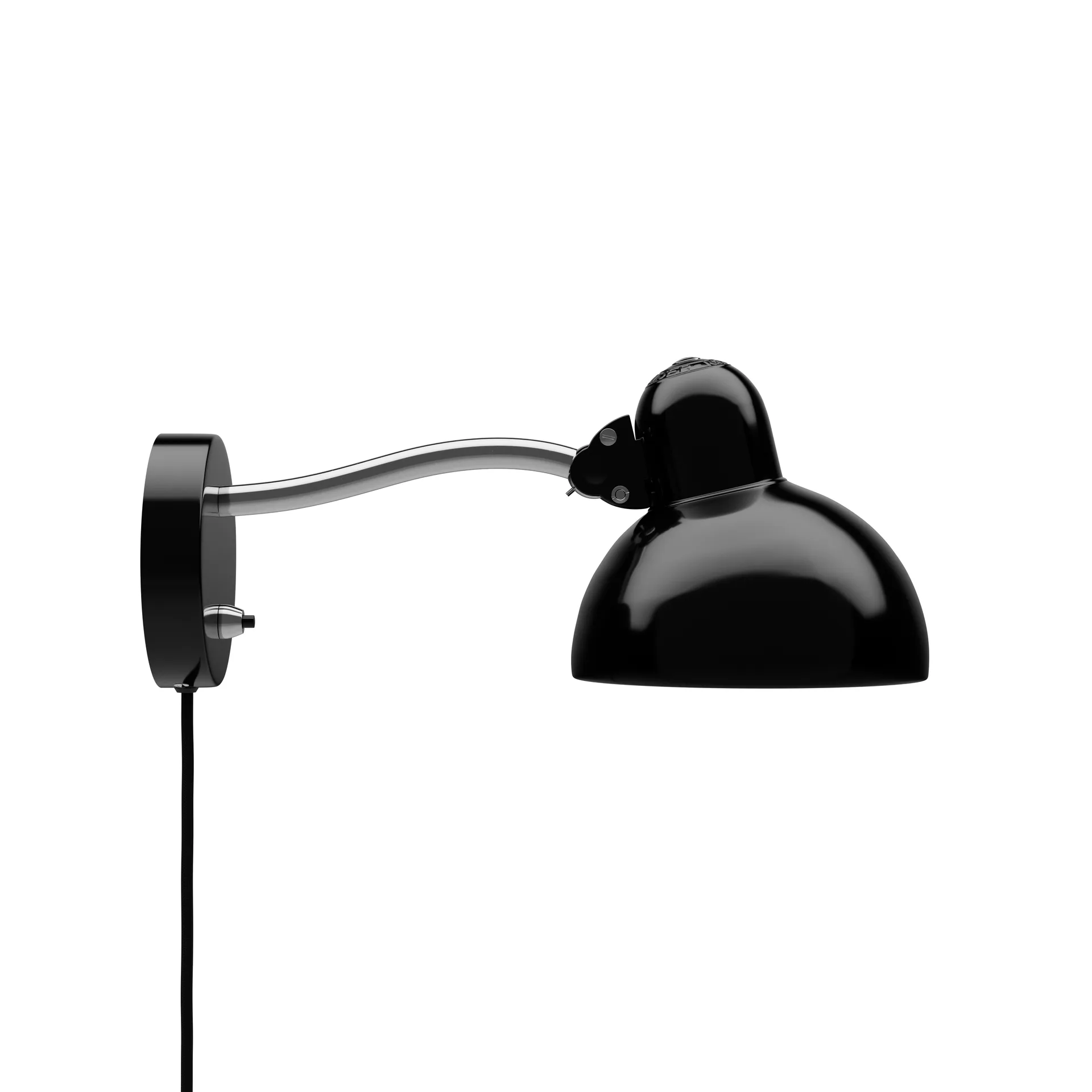 Kaiser Idell 6567-W vegglampe, Black Fritz Hansen