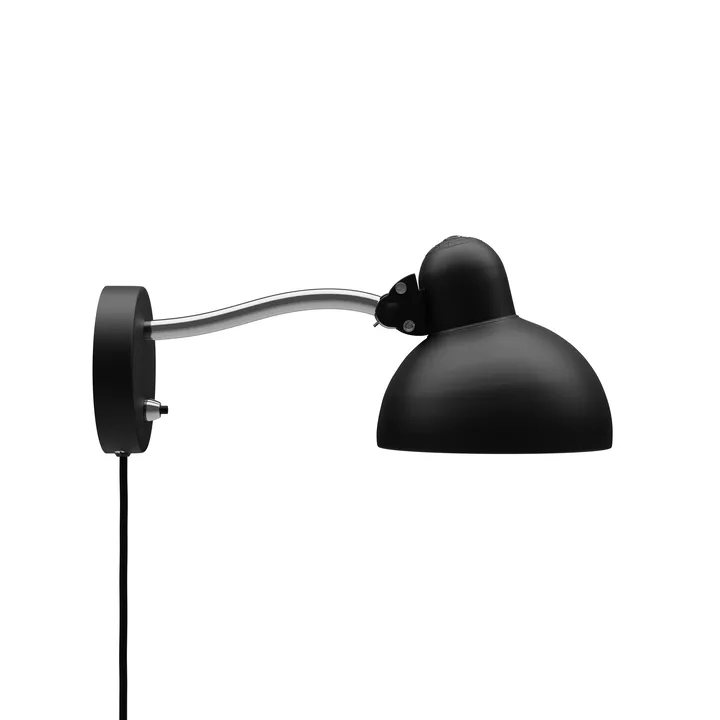 Kaiser Idell 6567-W vegglampe - Matt black - Fritz Hansen