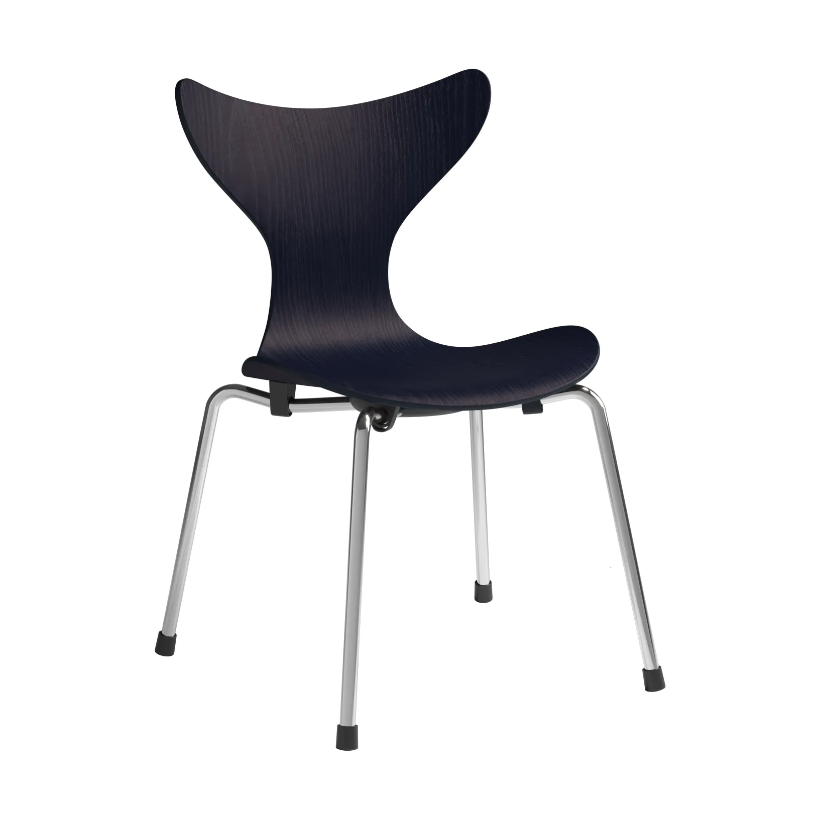 Liljan barnestol, Midnight blue behandlet ask-krom Fritz Hansen