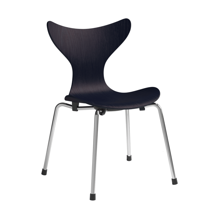 Liljan barnestol - Midnight blue behandlet ask-krom - Fritz Hansen
