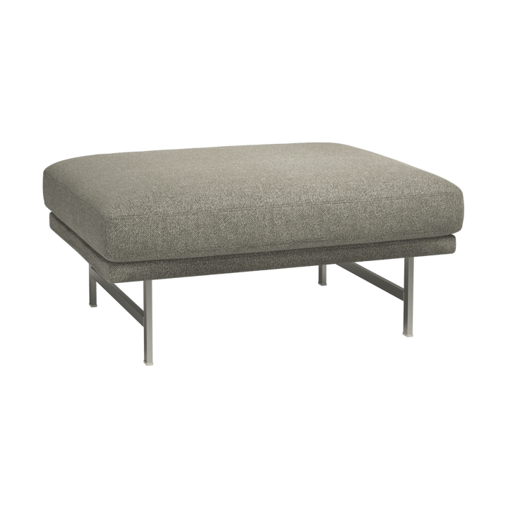 Lissoni PL110 pouf 67x90 cm - Moss 015-rustfritt stål - Fritz Hansen