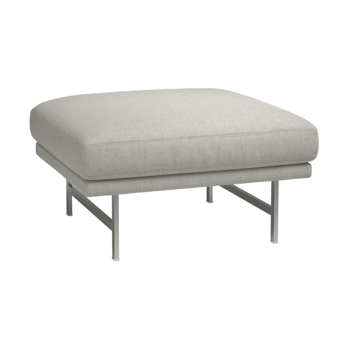 Lissoni PL110S pouf 67x75 cm - Clay 012-rustfritt stål - Fritz Hansen