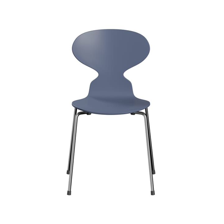 Myran 3101 stol - dusk blue, lakkert, krommet stålrørstativ - Fritz Hansen