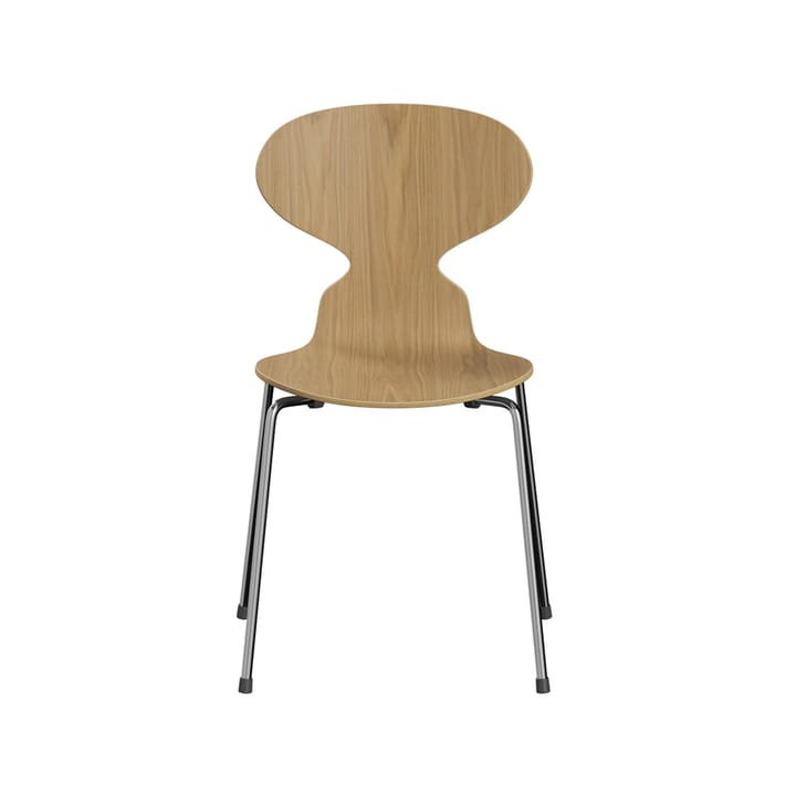Myran 3101 stol - eik klarlakk, kromtet stålfot - Fritz Hansen