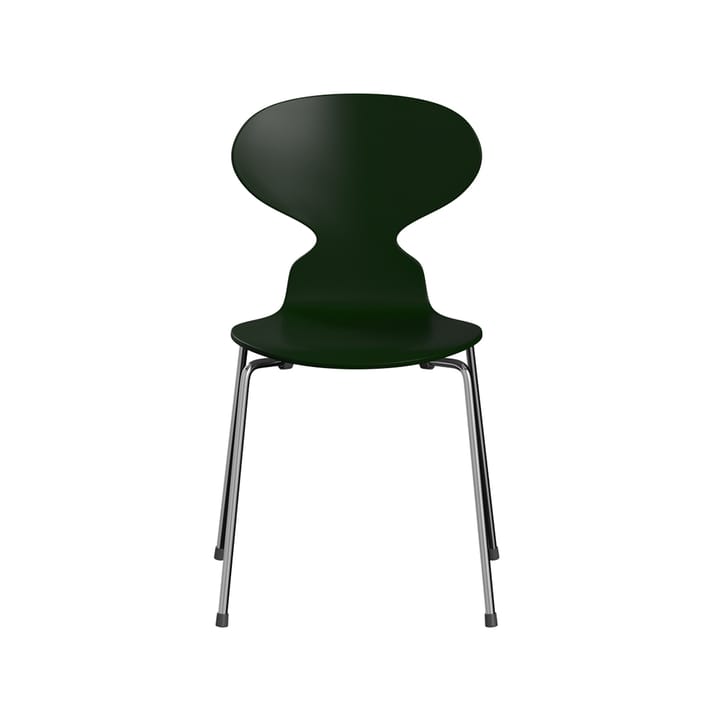 Myran 3101 stol - evergreen, lakkert, krommet stålrunnverk - Fritz Hansen