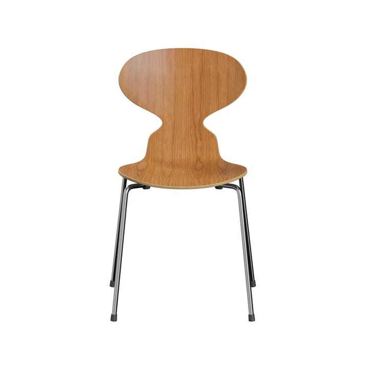 Myran 3101 stol - kirsebær, lakkert, kromet stålrørstativ - Fritz Hansen