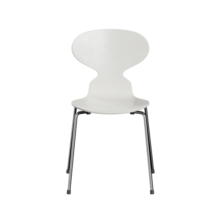 Myran 3101 stol - white, malt ask, kromat stålfot - Fritz Hansen