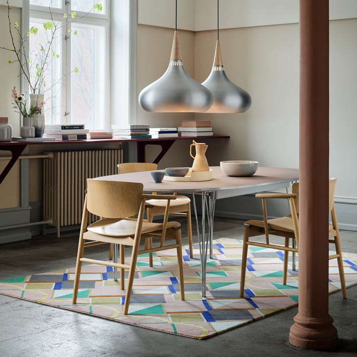 Orient P3 pendel, Klarlakkert aluminium Fritz Hansen
