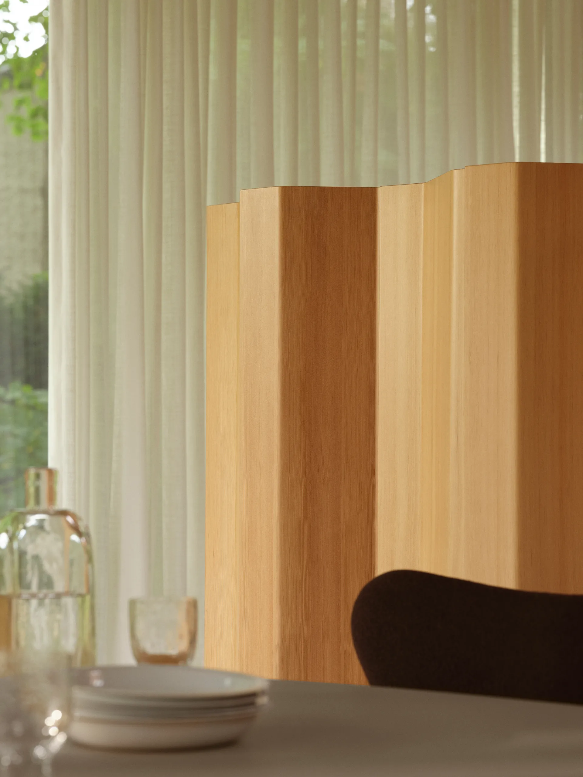 PK111 romdeler, Oregon pine, 134x140 cm Fritz Hansen
