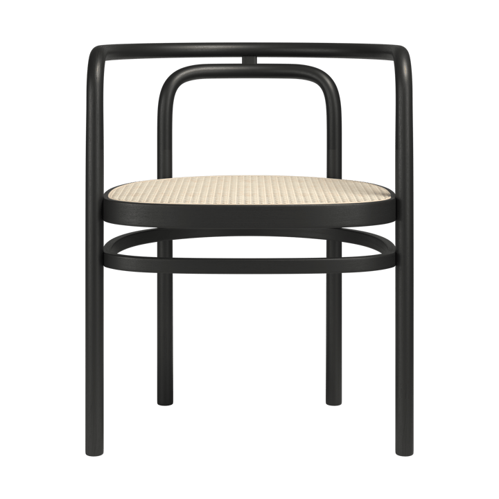 PK15 armlenestol - Svart ask-rotting natur - Fritz Hansen
