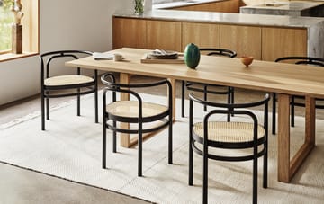 PK15 armlenestol - Svart ask-rotting natur - Fritz Hansen