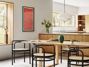 PK15 armlenestol - Svart ask-rotting natur - Fritz Hansen
