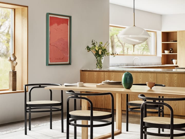 PK15 armlenestol, Svart ask-rotting natur Fritz Hansen