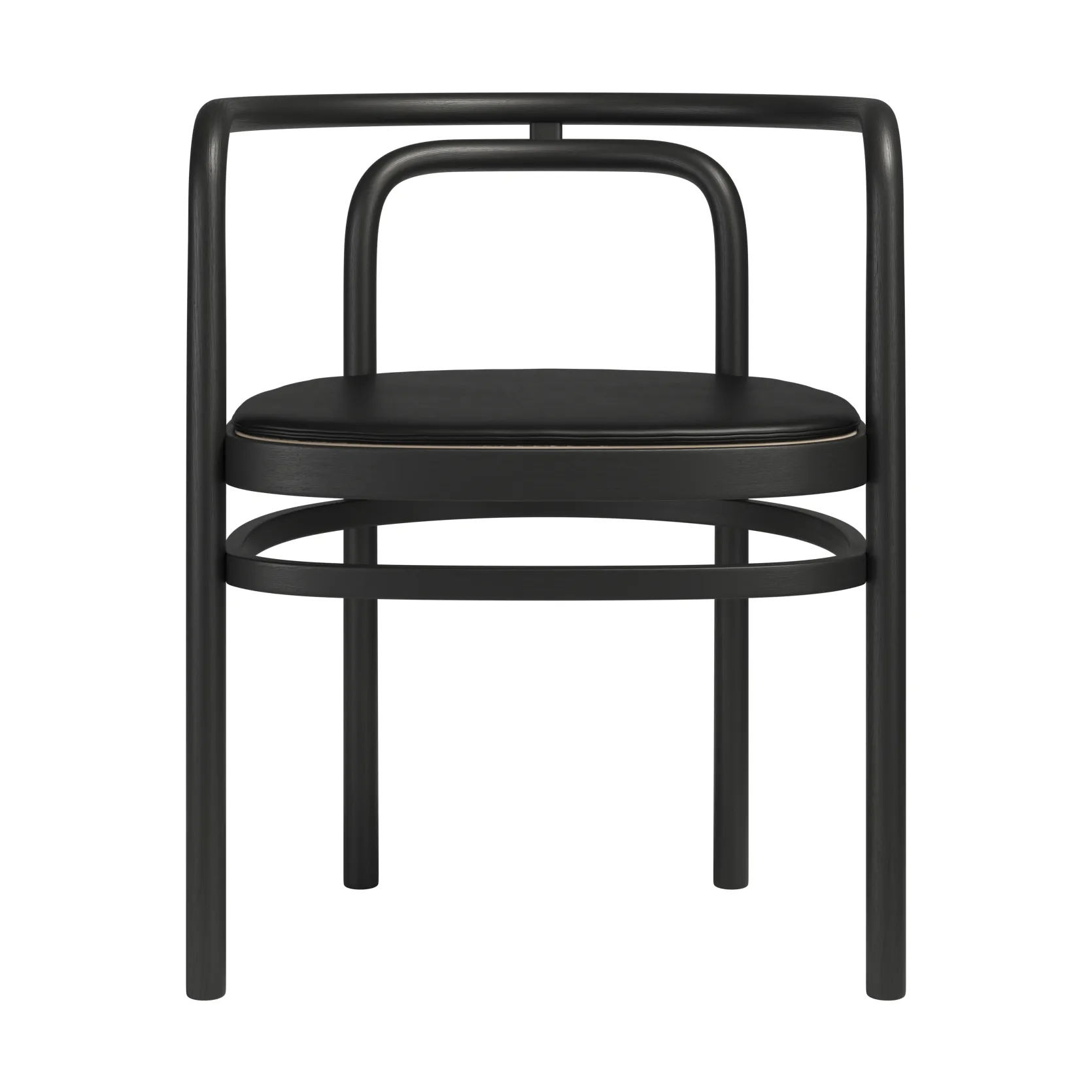 PK15 stoldyna, Grace lær svart Fritz Hansen