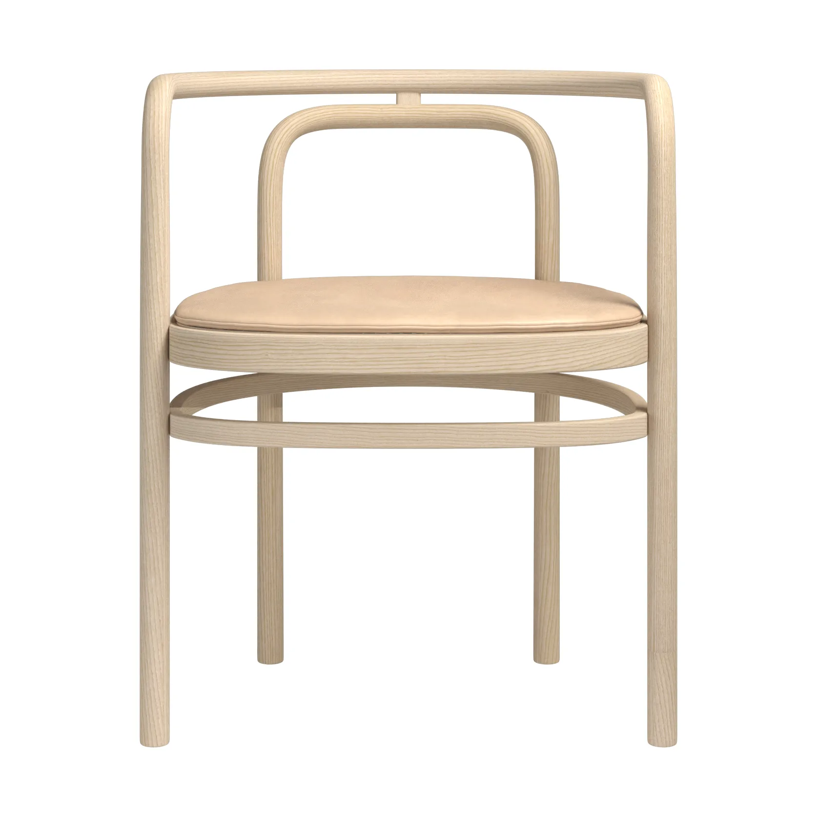 PK15 stoldyna, Natural lær Fritz Hansen