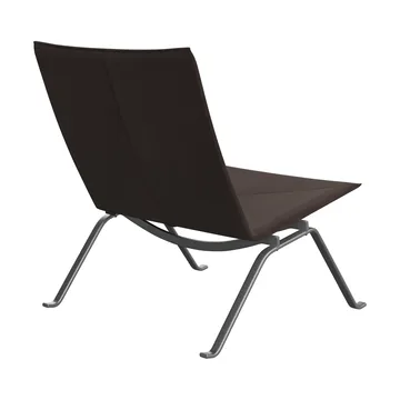 PK22 lenestol - Haze dark brown lær-rustfritt stål - Fritz Hansen