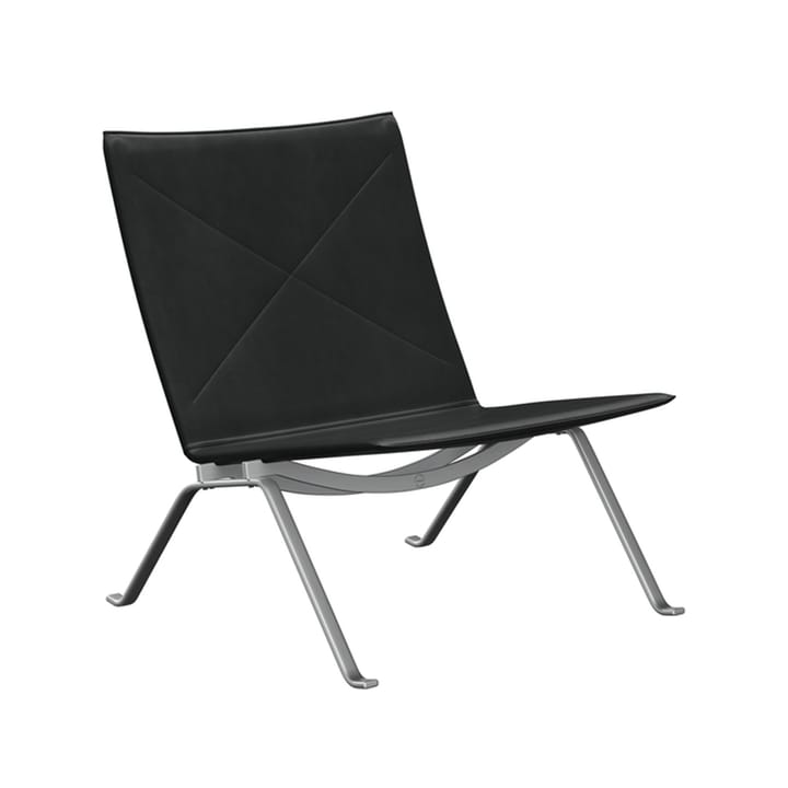 PK22 lenestol - Leather grace black - Fritz Hansen