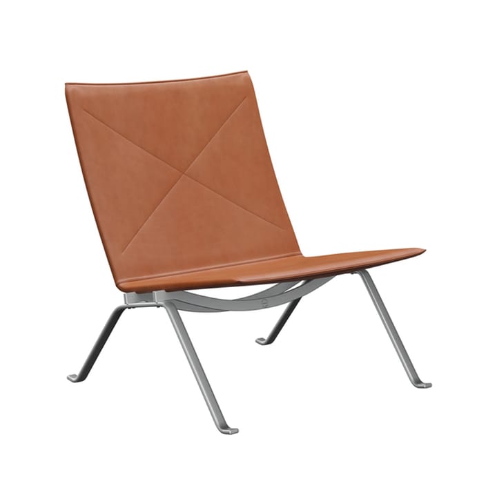 PK22 lenestol - Leather grace walnut - Fritz Hansen