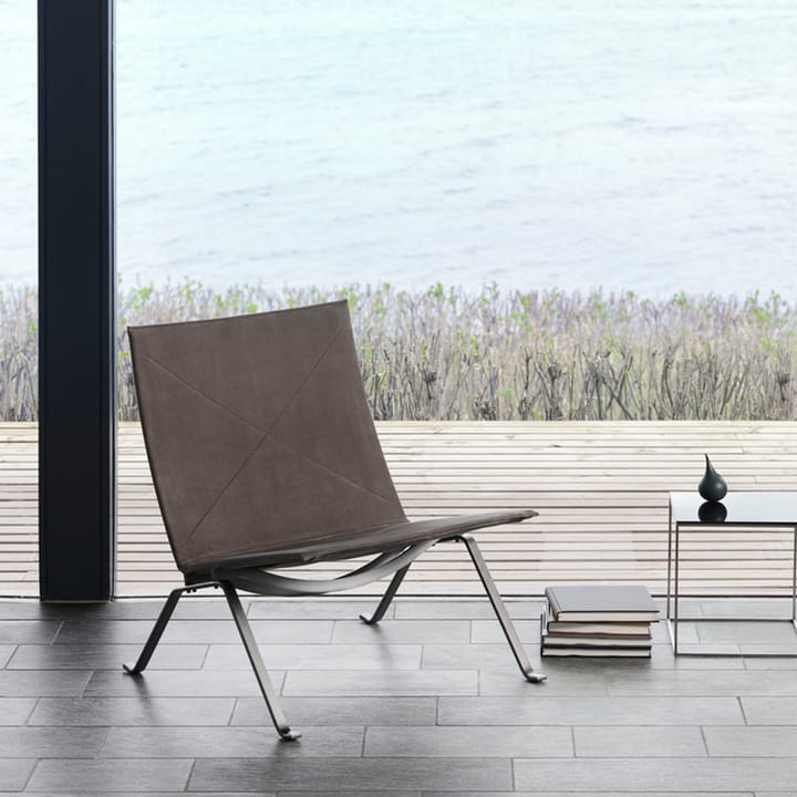 PK22 lenestol, Leather natural Fritz Hansen